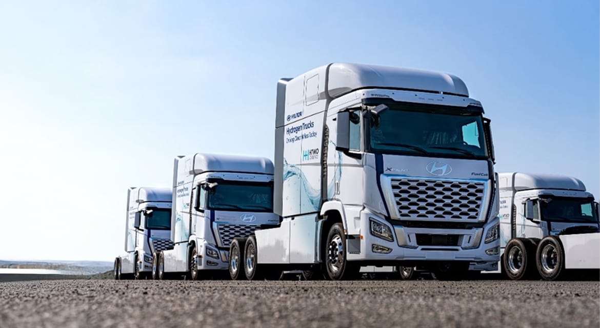 Hyundai Motor Group Deploys XCIENT Hydrogen Fuel Cell Trucks for HMGMA Clean Logistics