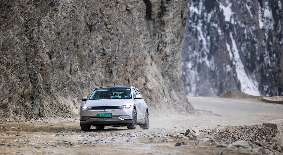 Greatest altitude change by an electric car