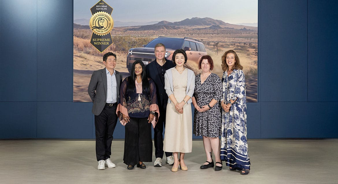 The all-new Hyundai SANTA FE is named the ‘Supreme Winner’ at the 2025 Women’s Worldwide Car of the Year (WWCOTY) Awards