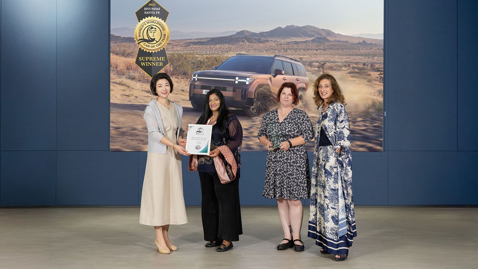 Hyundai SANTA FE Named ‘Supreme Winner’ at 2025 Women’s Worldwide Car of the Year Awards