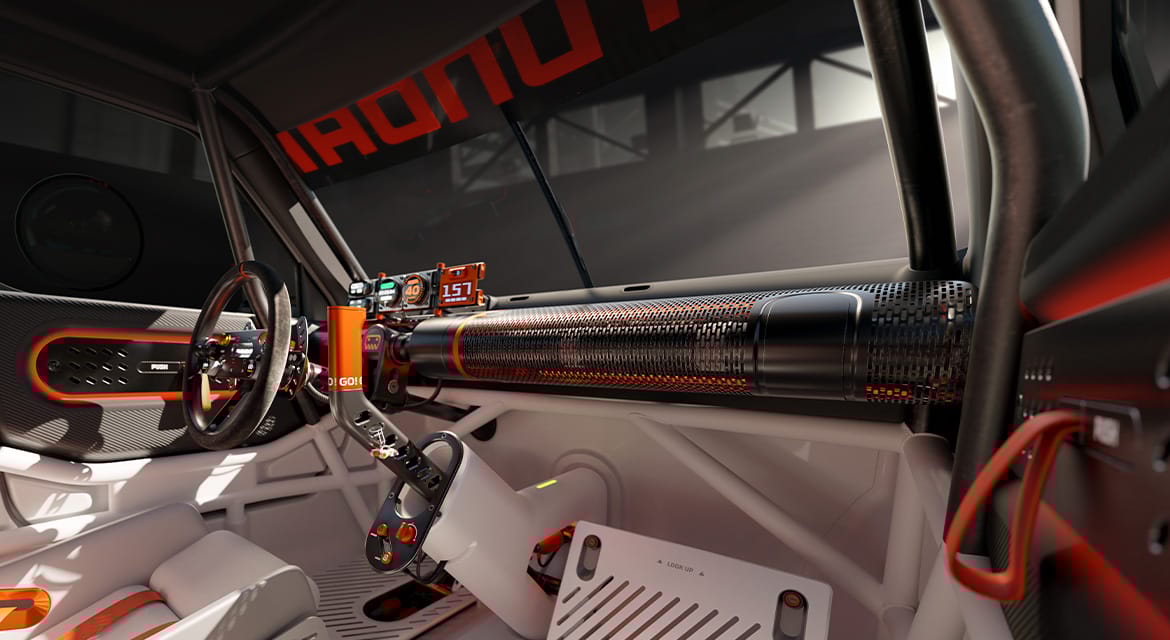 INSTEROID, A Sporty Gaming-Inspired EV Design Fantasy