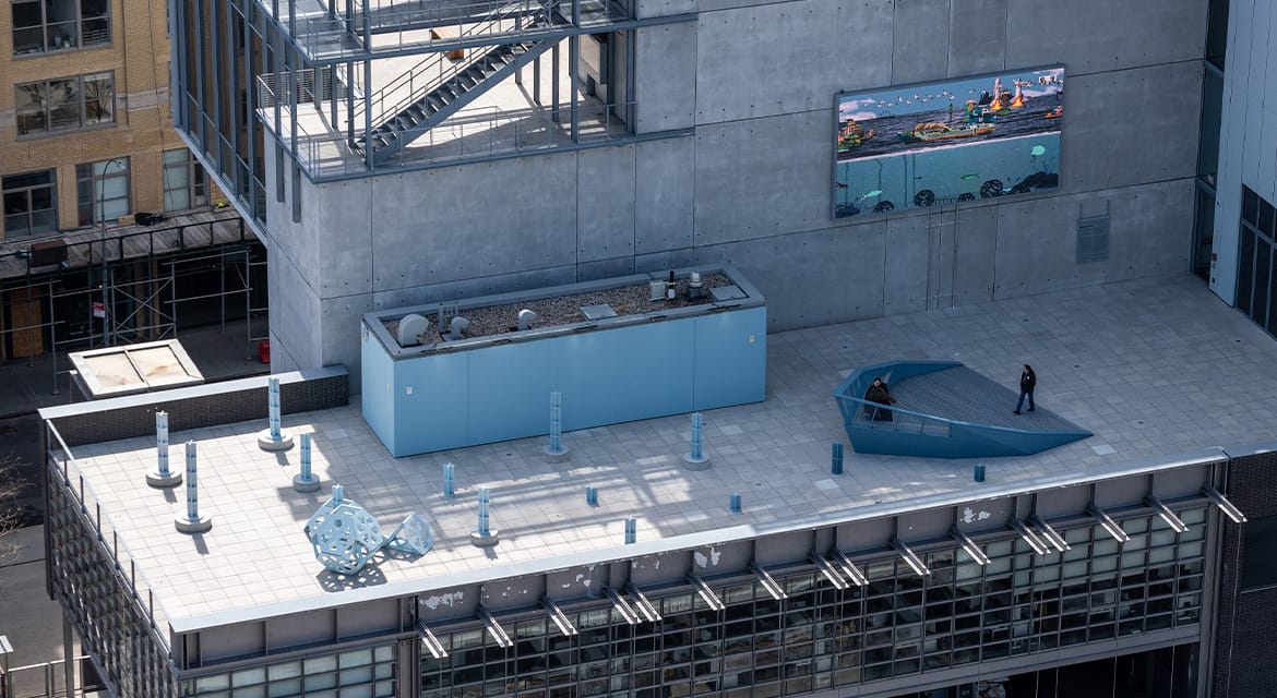 Hyundai Terrace Commission: Marina Zurkow: The River is a Circle, 2025. Photo: Timothy Schenck