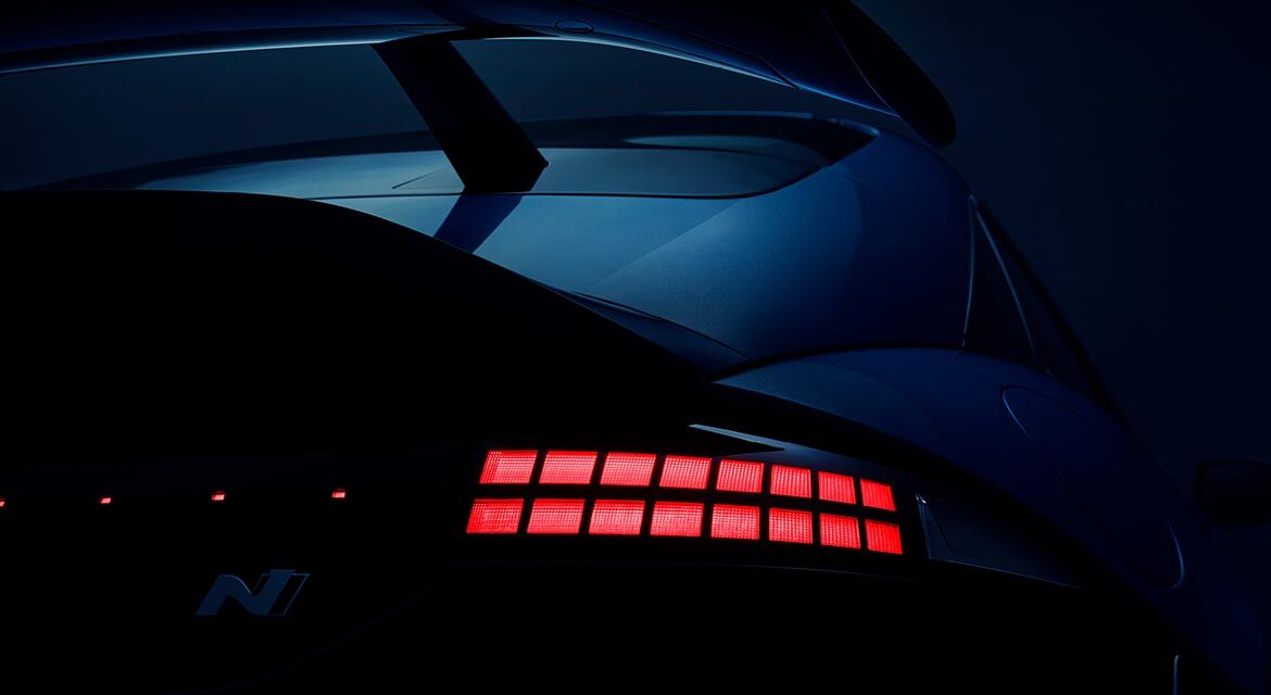 Rear Lamps/Wing Spoiler of the All-new IONIQ 6 N