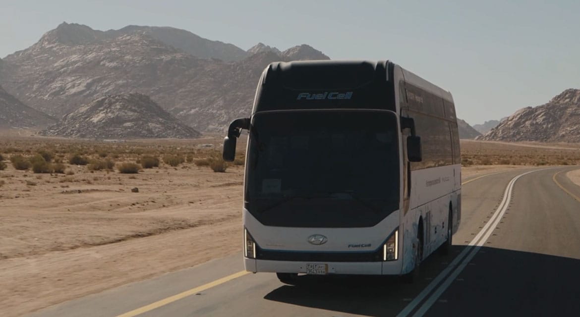 HMG Universe Fuel Cell Conquered the Trojena, Highlands of NEOM for the first time in the world