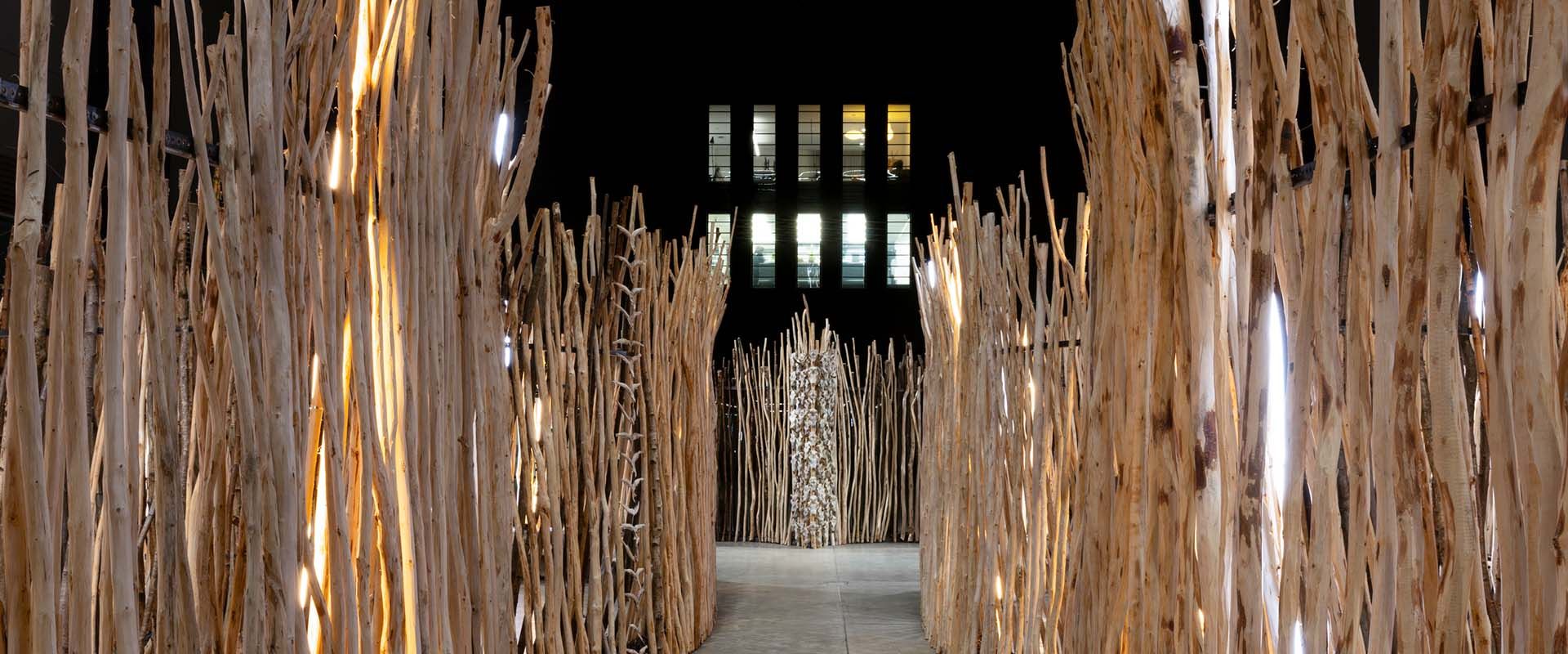 Hyundai Commission: Máret Ánne Sara: Goavve-Geabbil, Installation View at Tate Modern, Photo © Tate (Sonal Bakrania)