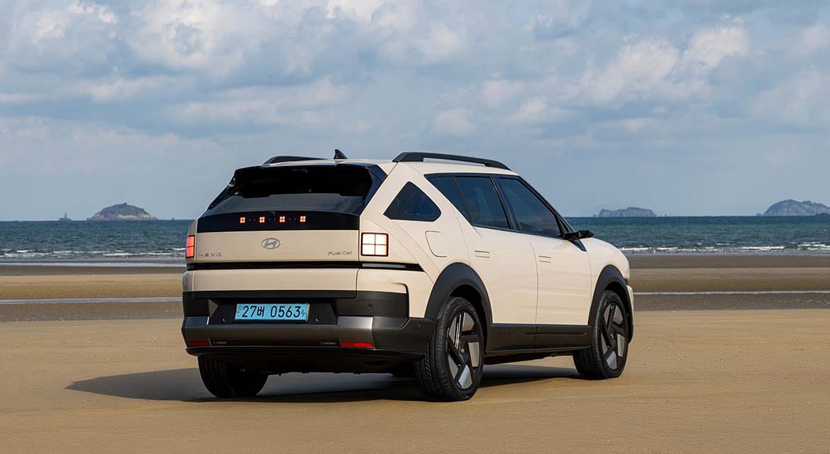 NEXO rear three quarter