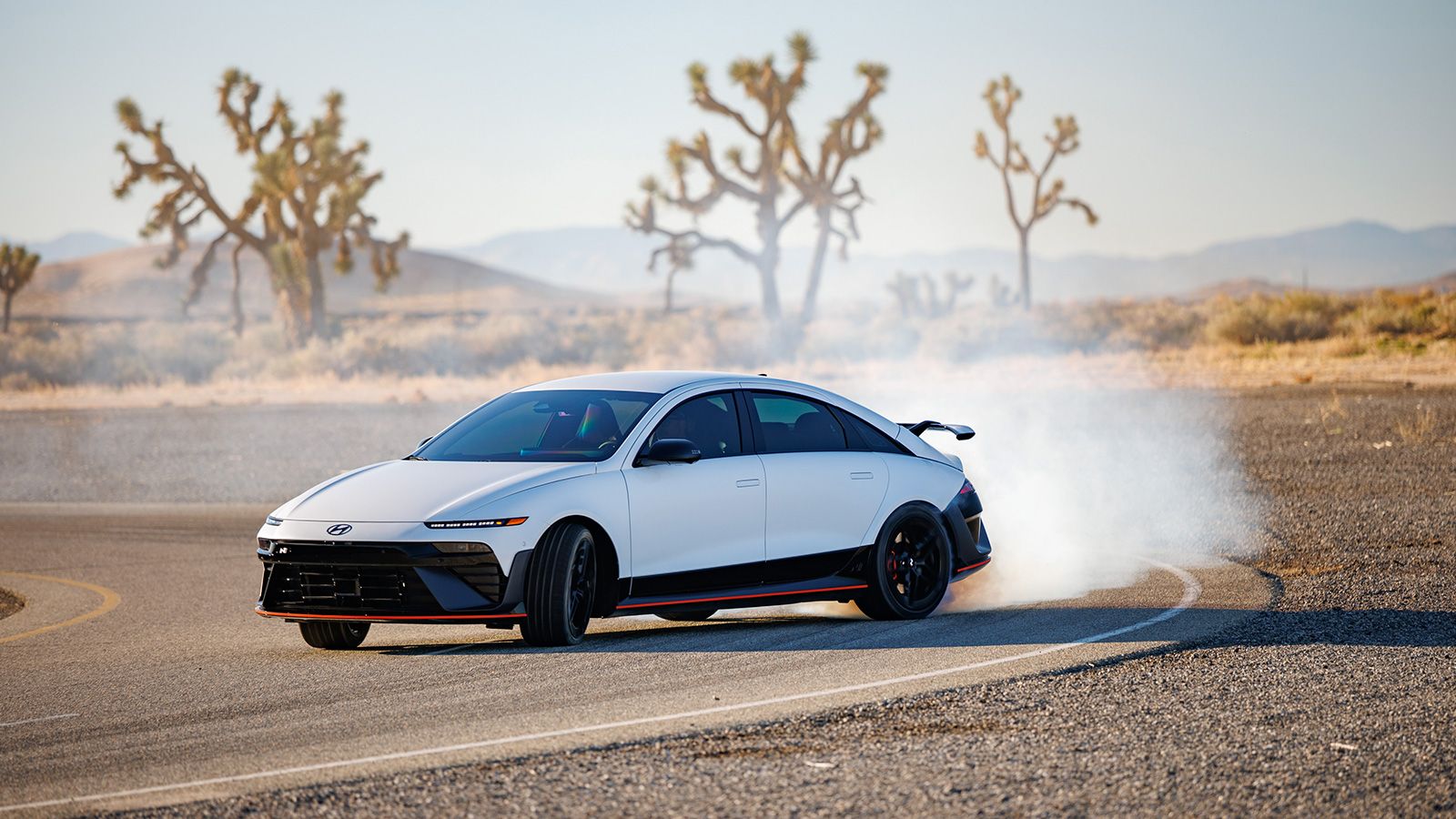 Hyundai’s IONIQ 6 N high-performance EV made its North American debut at AutoMobility LA