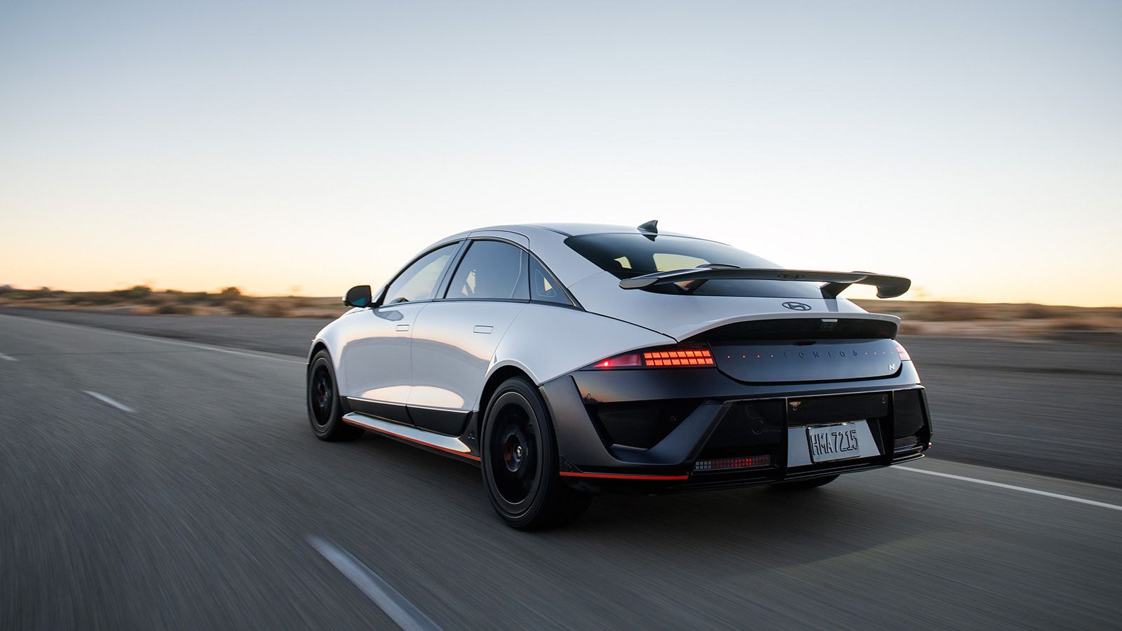 Hyundai’s IONIQ 6 N high-performance EV made its North American debut at AutoMobility LA