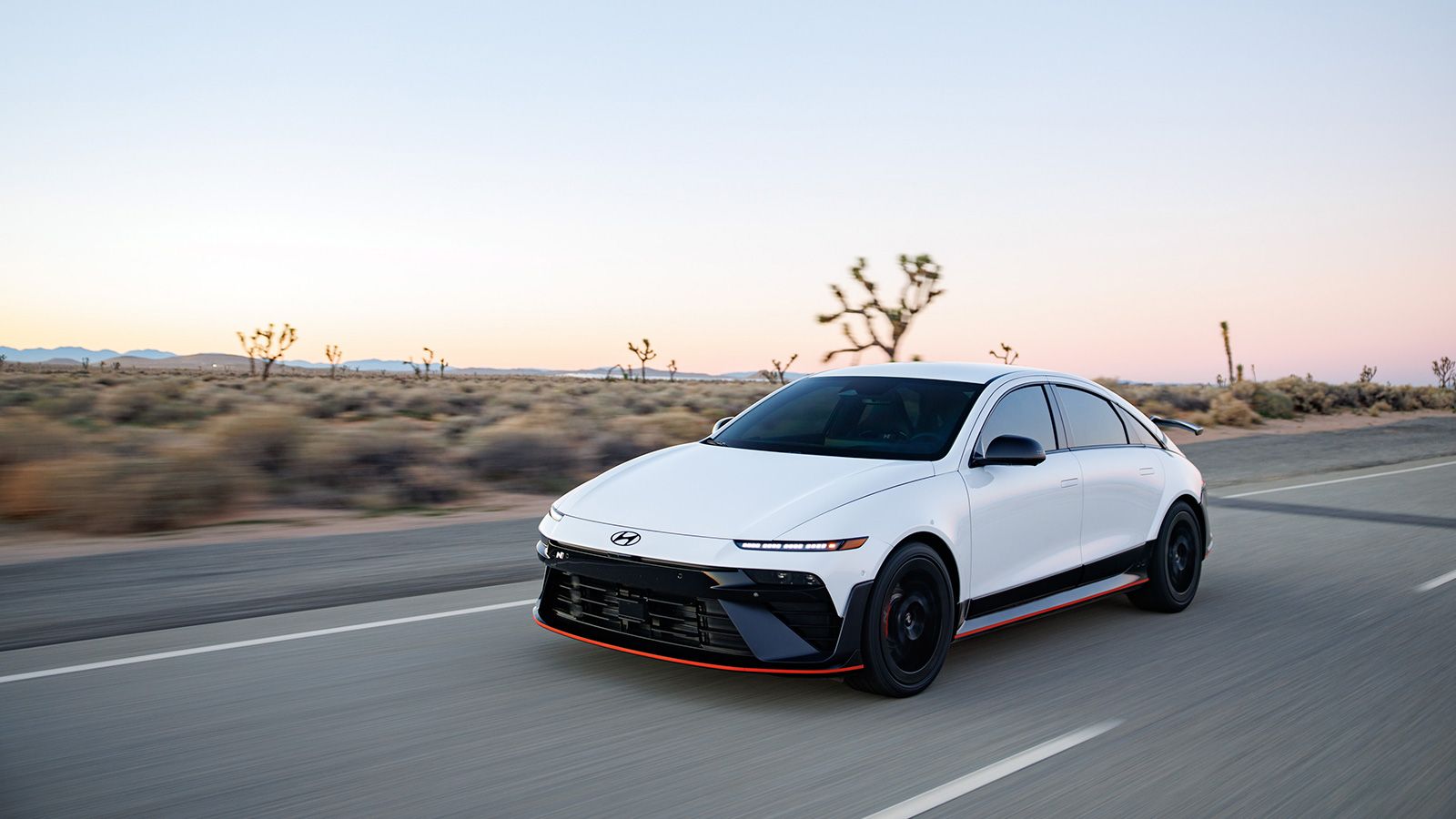 Hyundai’s IONIQ 6 N high-performance EV made its North American debut at AutoMobility LA