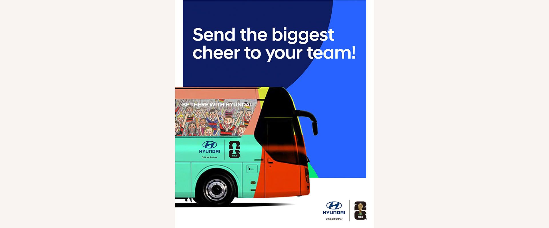 Hyundai Motor Company announced the return of its FIFA World Cup fan engagement program, ‘Be There With Hyundai’ for the upcoming FIFA World Cup 26™.