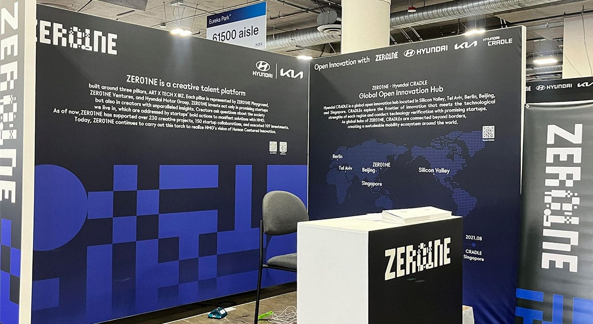 ZER01NE Booth at CES 2026