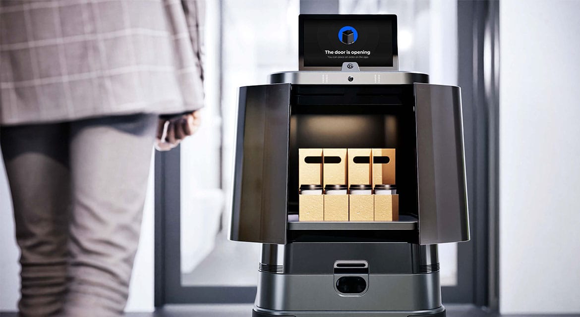 an advanced delivery robot