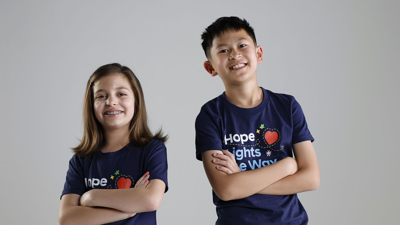 Hyundai Hope on Wheels National Youth Ambassadors Isabella Franco-Capps and Jackson Trinh are photographed on Feb. 28, 2026. (Photo/Hyundai)