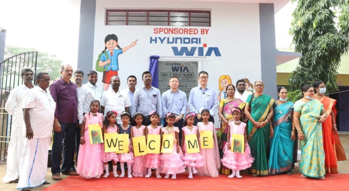 CSR activity by Hyundai Wia