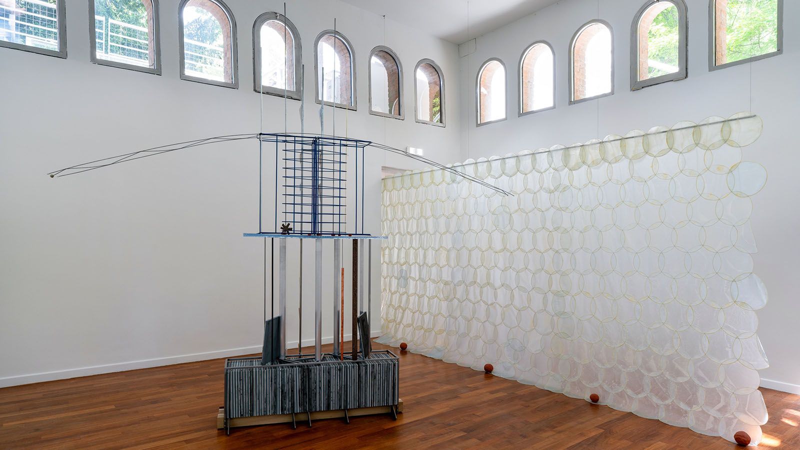 Hyeree Ro, Bearing, “Remembering Station,” 2026. Installation view of presentation in Liberation Space: Fortress/Nest. Photo by Donghwan Kam.