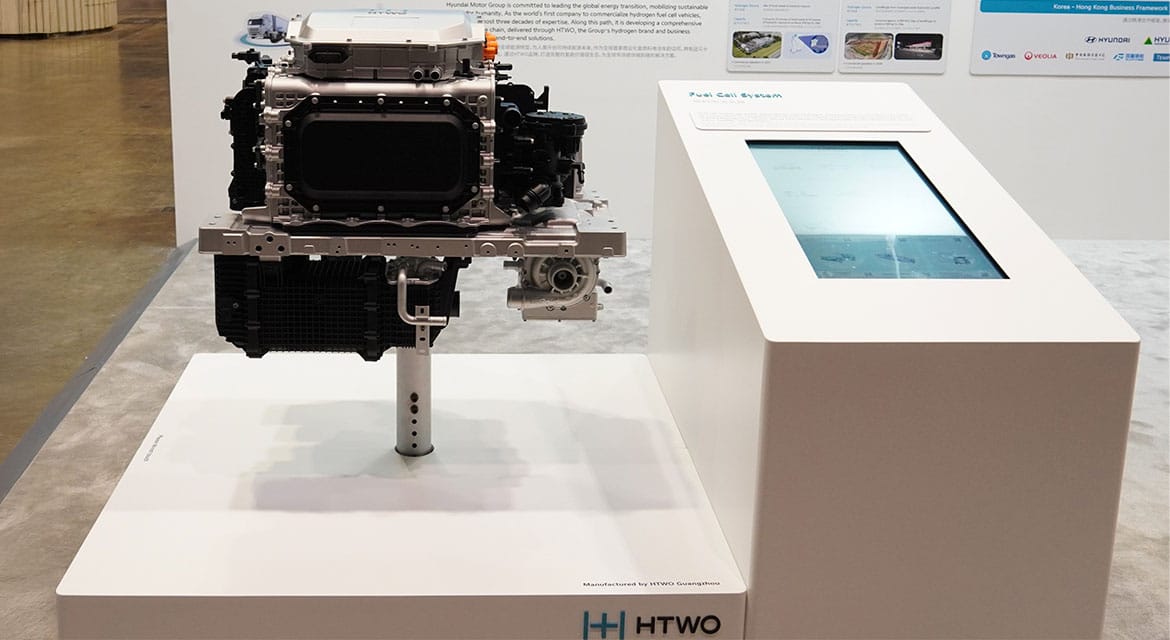 Fuel Cell System manufactured at HTWO Guangzhou