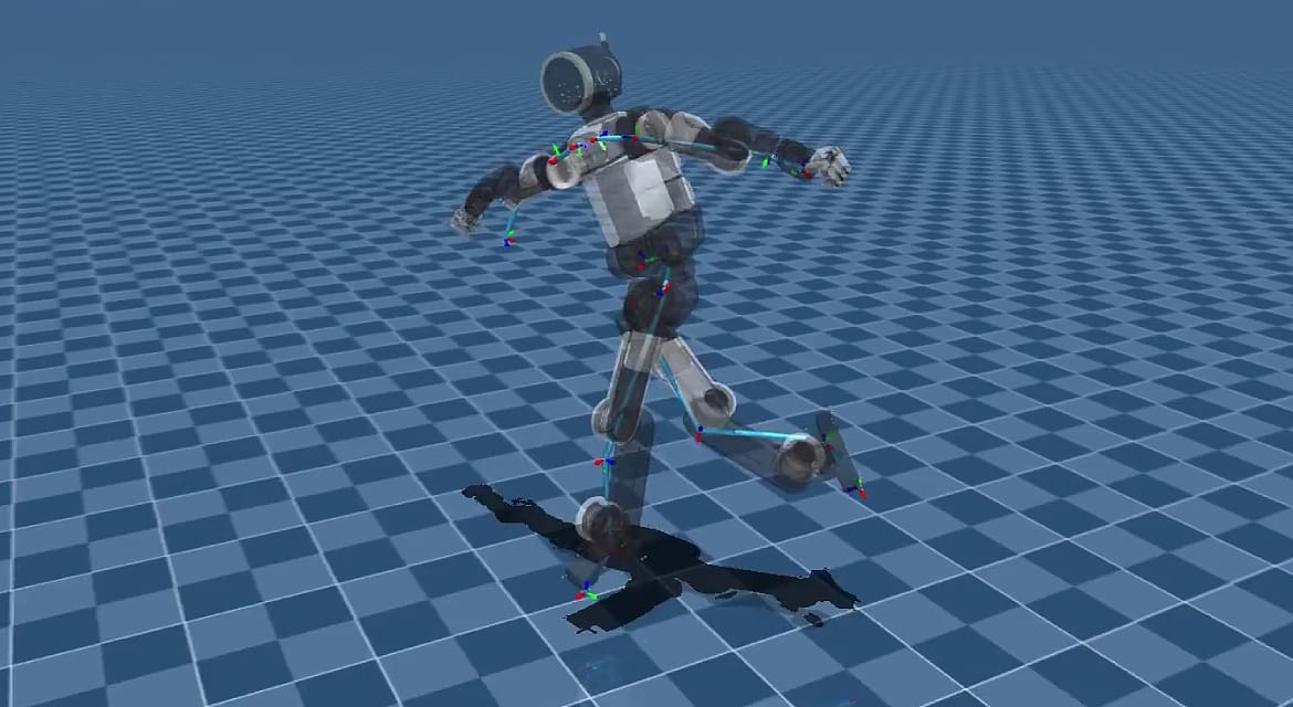 Description: In a new video from Hyundai Motor, Boston Dynamics humanoid robot Atlas flawlessly executes a series of complex football (soccer) drills.