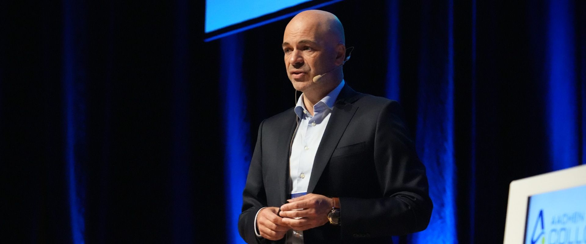 Manfred Harrer, President and Head of R&D Division, Hyundai Motor Group, delivering the keynote address