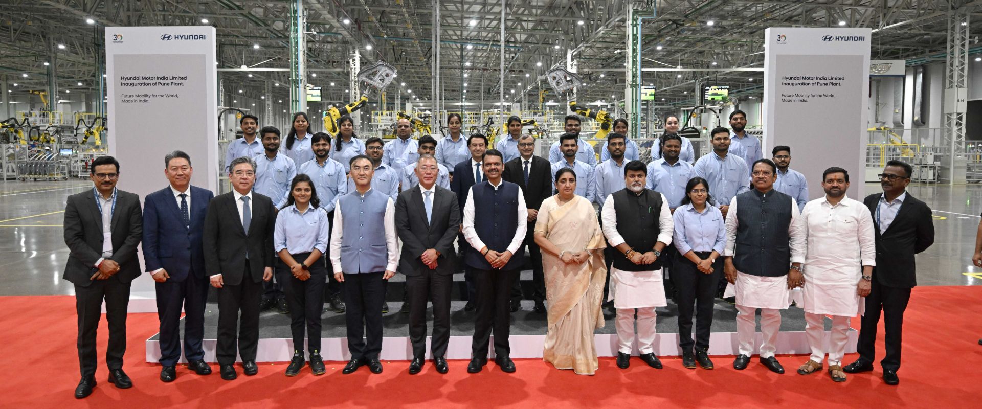 Hyundai Motor India Limited Inaugurates Pune Plant; Celebrates Its 30 Years in India and Positions for Future Growth