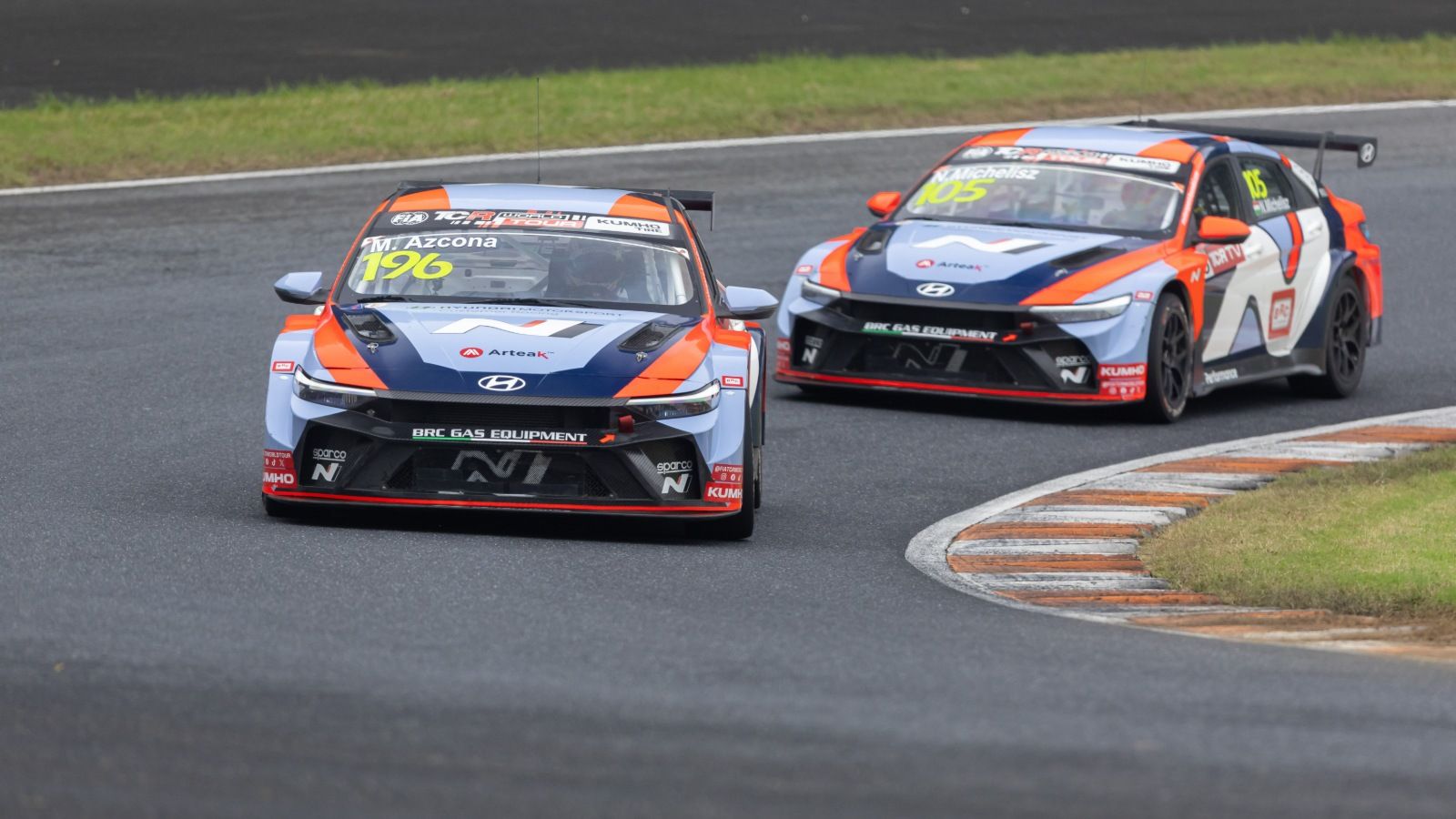 Hyundai Motorsport Customer Racing claimed a pair of 1-2 finishes in part two of the Kumho FIA TCR World Tour China double-header