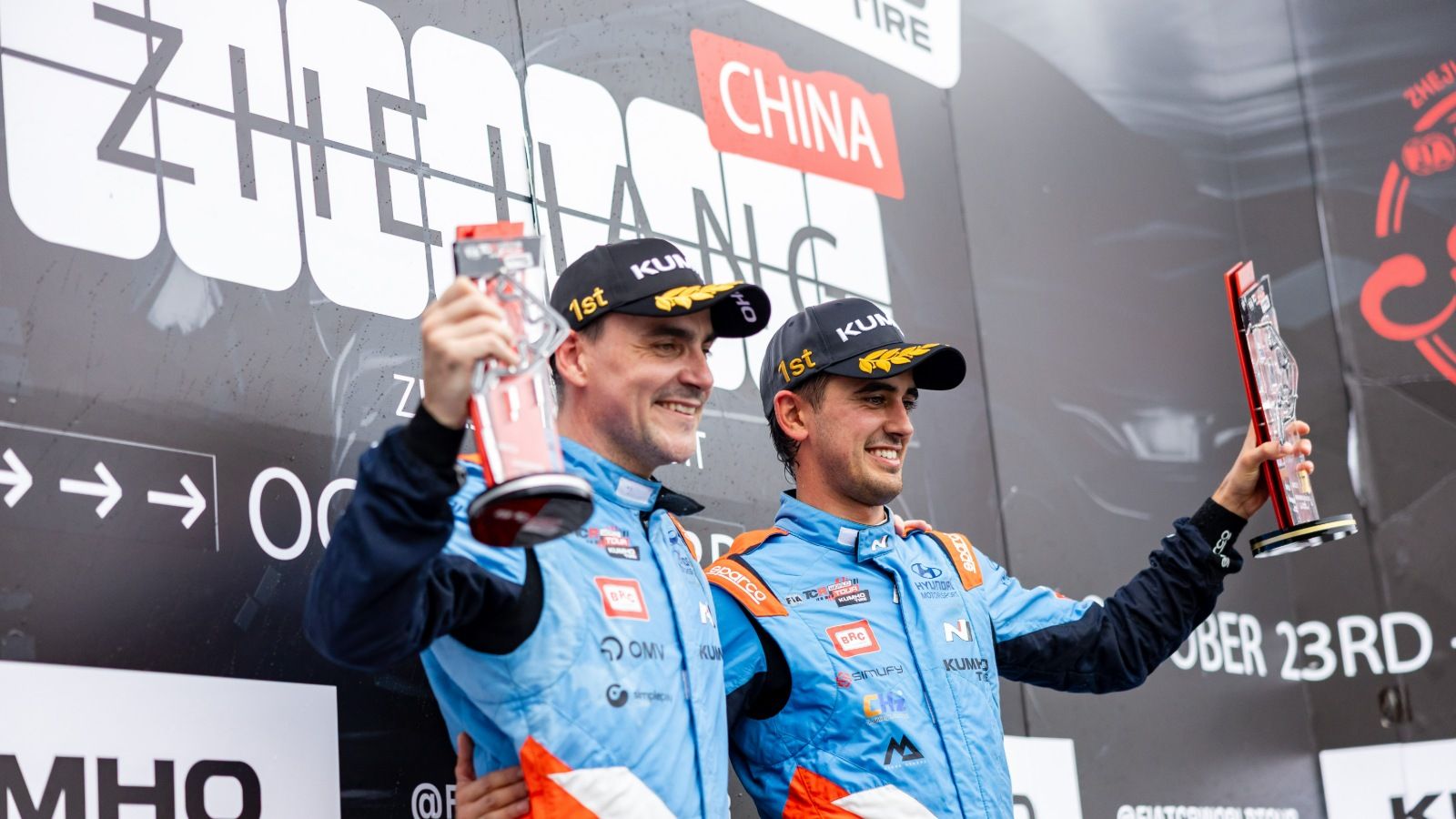 Hyundai Motorsport Customer Racing claimed a pair of 1-2 finishes in part two of the Kumho FIA TCR World Tour China double-header