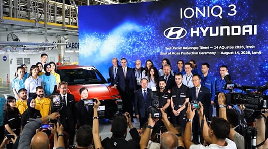 Hyundai Motor Türkiye Starts Production of IONIQ 3 as First Electric Vehicle Built at İzmit Plant