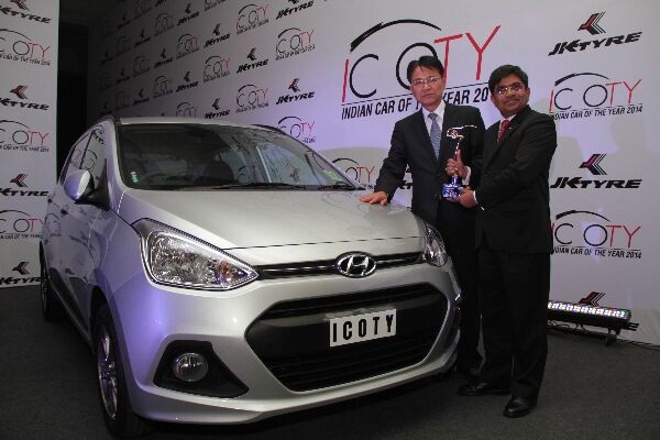 Grand i10 wins the ‘Indian Car of Year 2014’ award