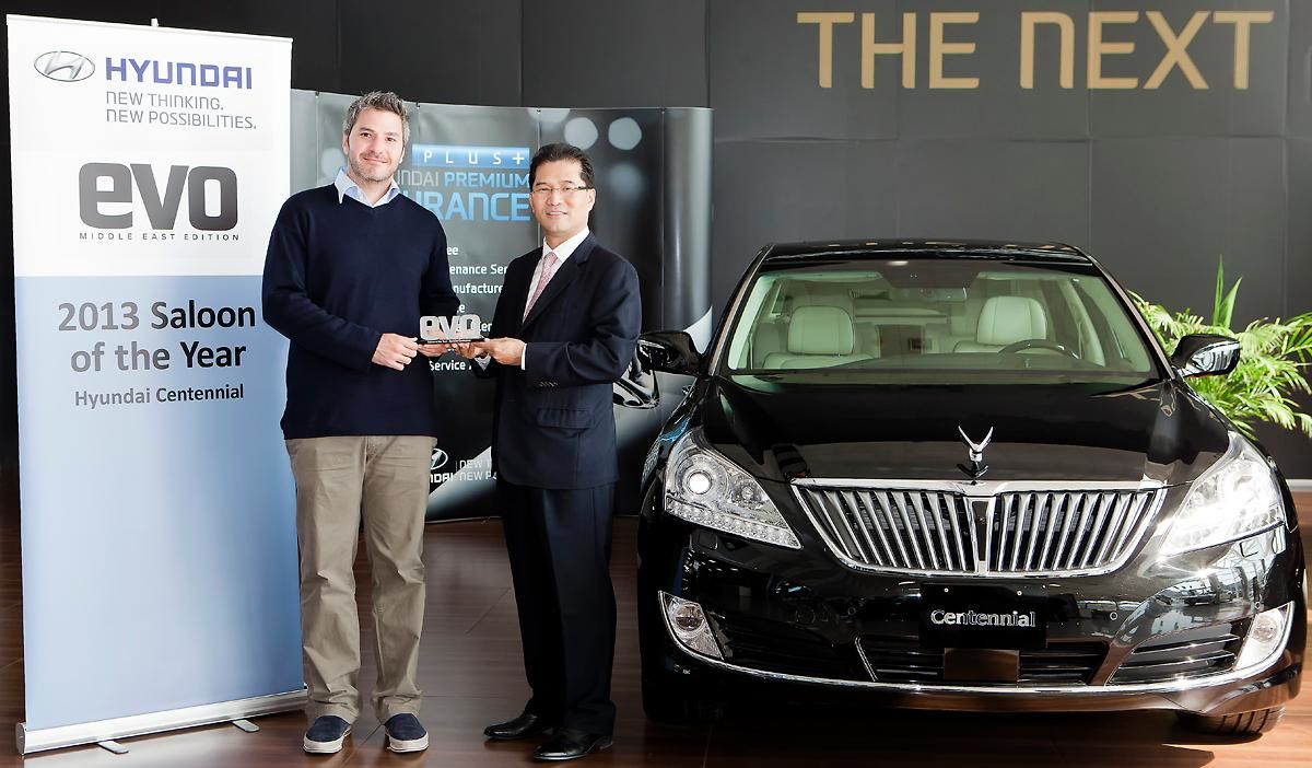 Hyundai Centennial named Saloon of the Year by EVO