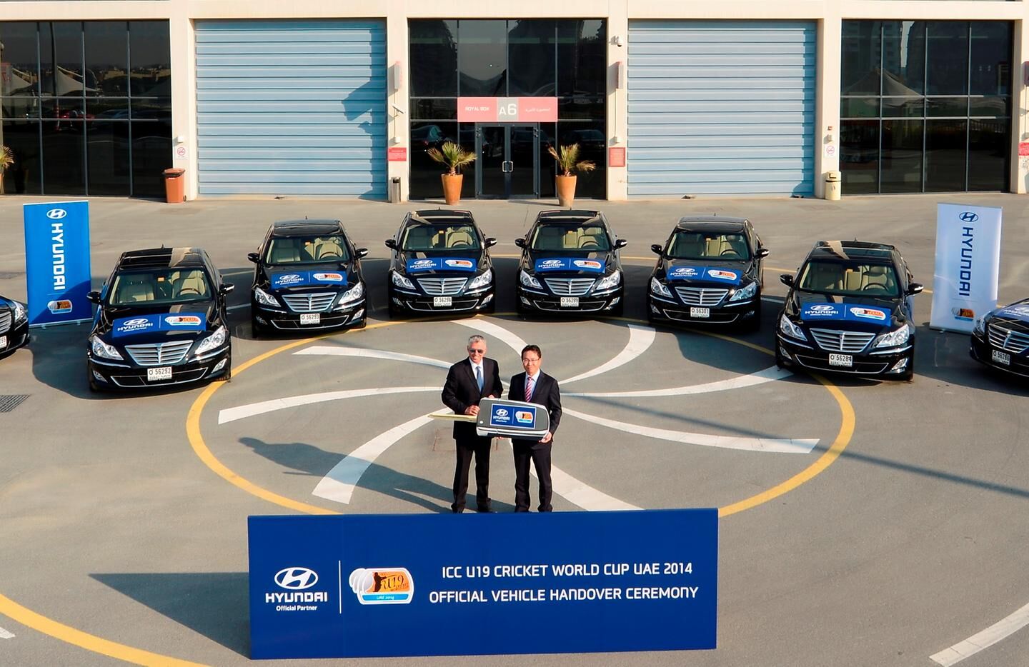 ICC takes delivery of new Hyundai fleet for the ICC U19 Cricket World Cup