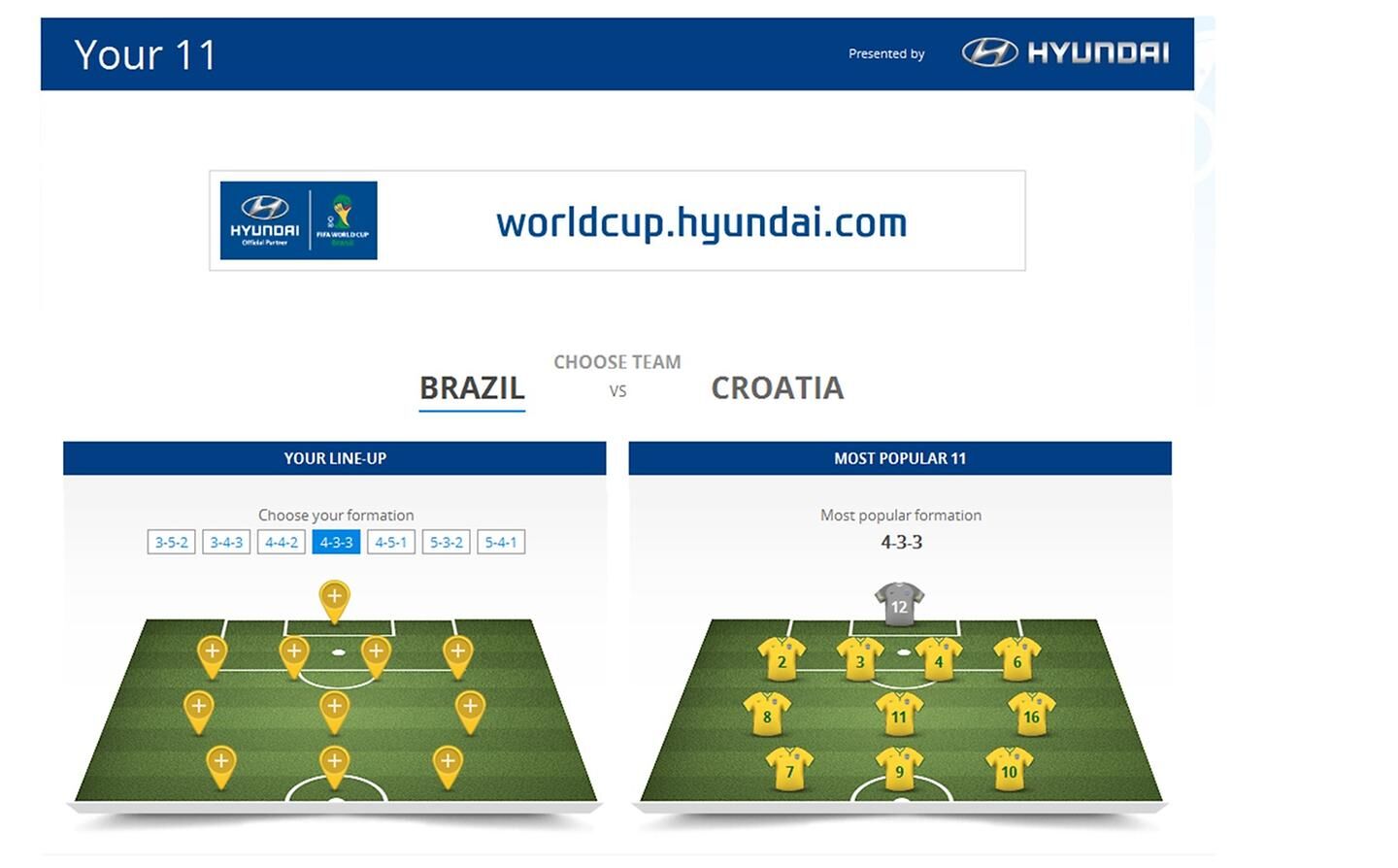 Hyundai Motor Celebrates Start of 2014 FIFA World Cup BrazilTM