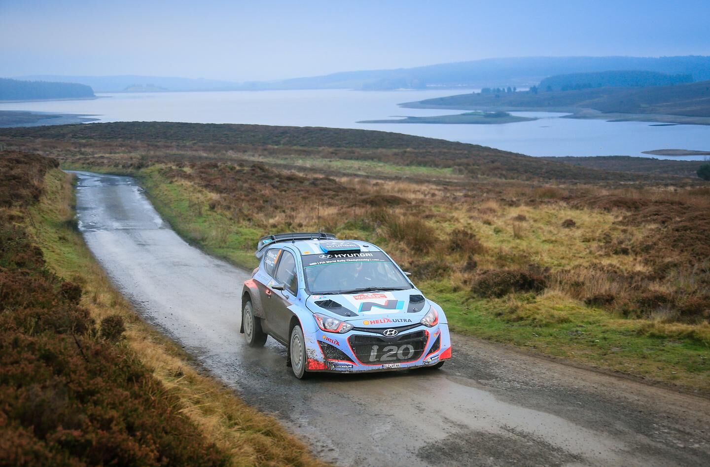 Hyundai Shell World Rally Team brings debut WRC season to a close with 3 car finish in GB