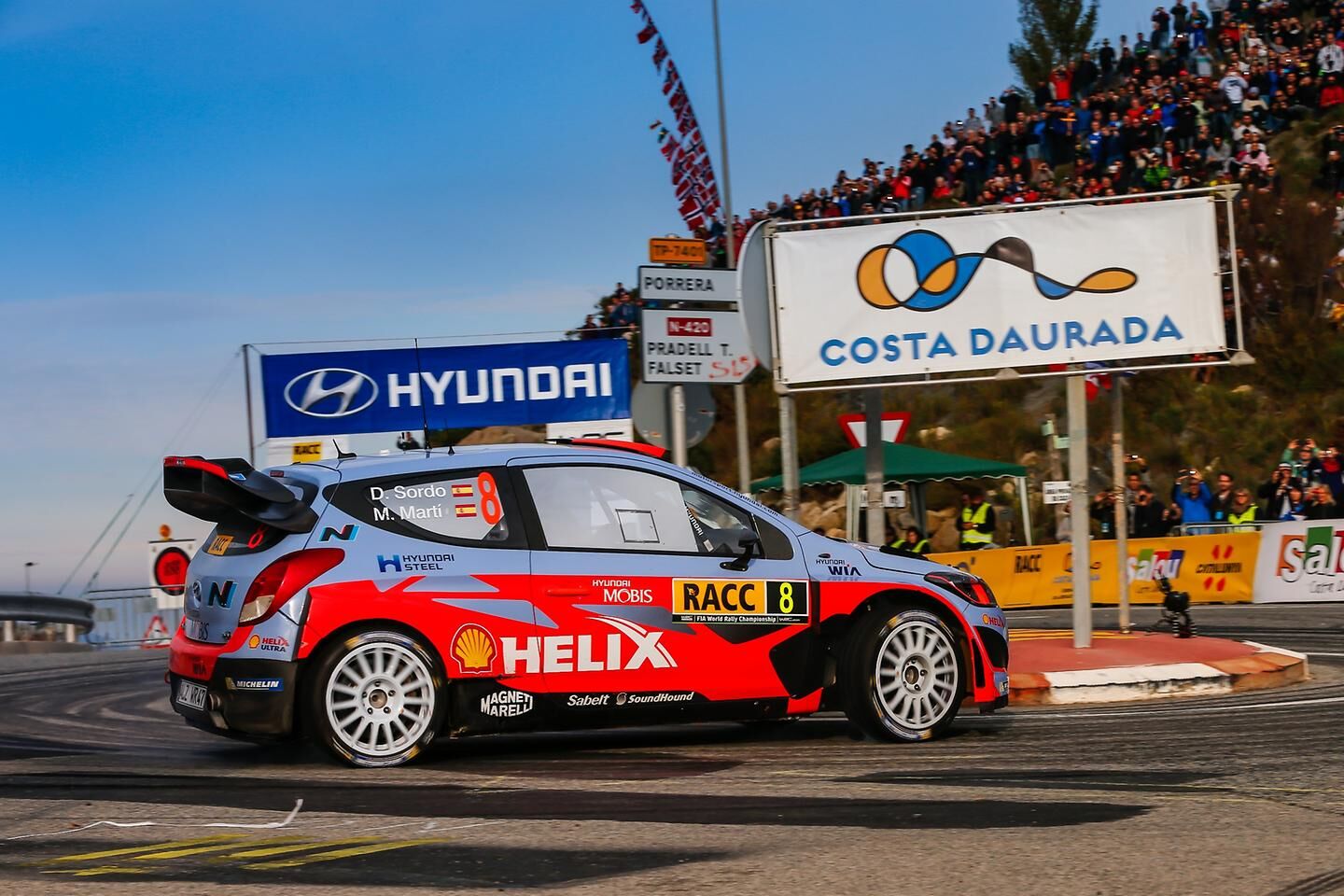 Fantastic Spanish podium for Hyundai Motorsport as Dani Sordo takes third place