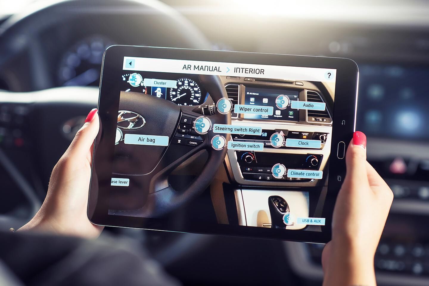 Hyundai Virtual Guide Introduces Augmented Reality to the Owner's Manual
