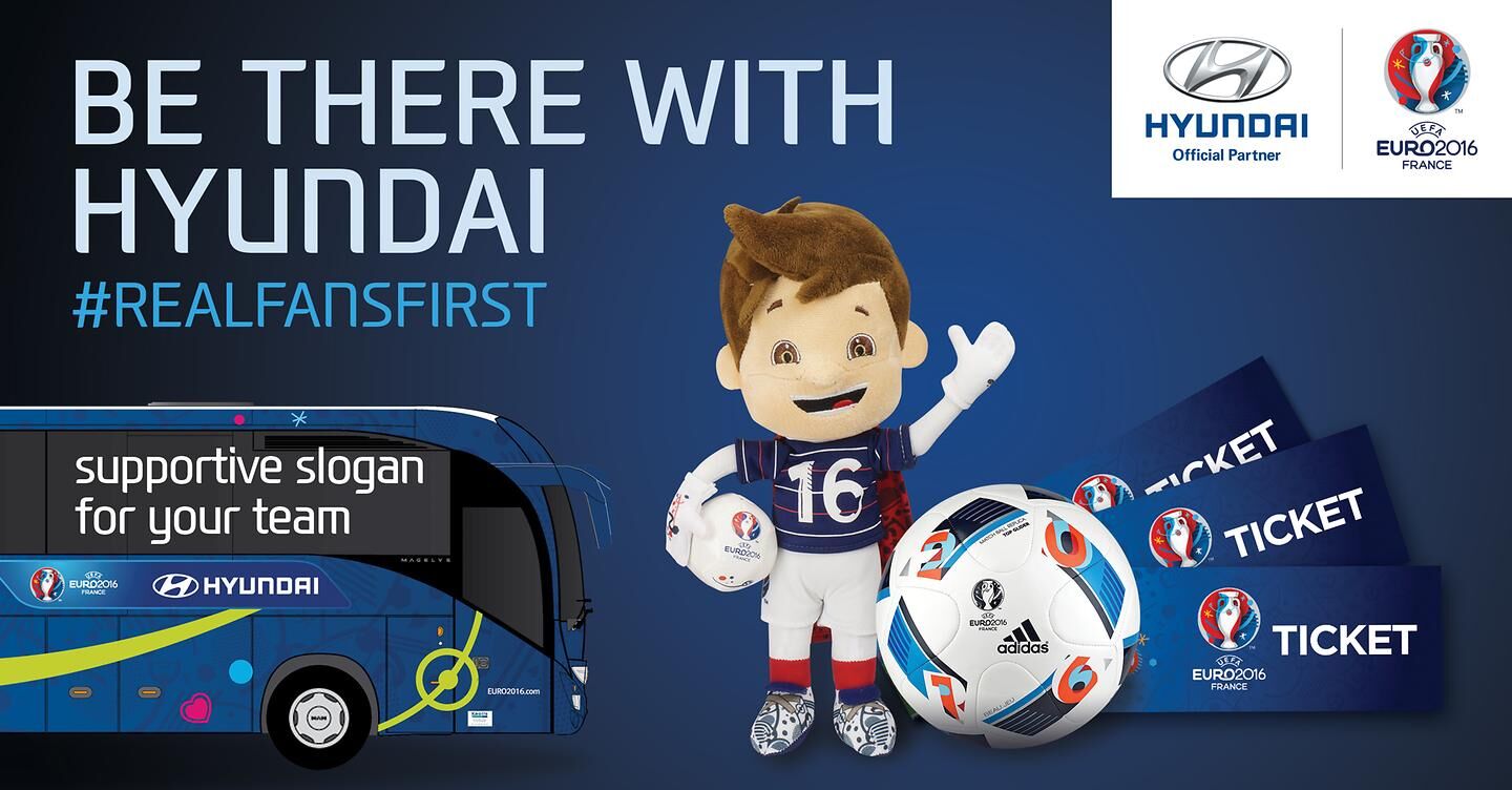 ‘Be There With Hyundai’ Campaign Launches Voting for UEFA EURO 2016 Team Slogans