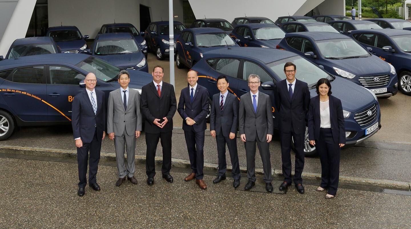 Hyundai Motor Provides 50 Cars for World’s First Fuel Cell Car Sharing Service: BeeZero by The Linde Group