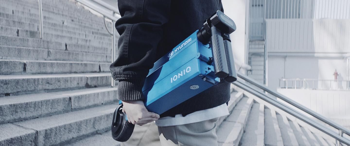 Hyundai Motor's IONIQ Scooter Concept Provides First and Last Mile Mobility