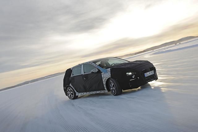 Hyundai Motor’s First High-Performance Model - the i30 N - Undergoes Winter Testing with Thierry Neuville
