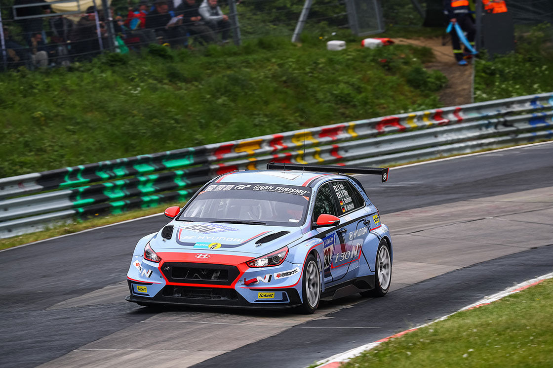 Hyundai i30 N TCR scores class podium result on Nürburgring 24 Hours debut