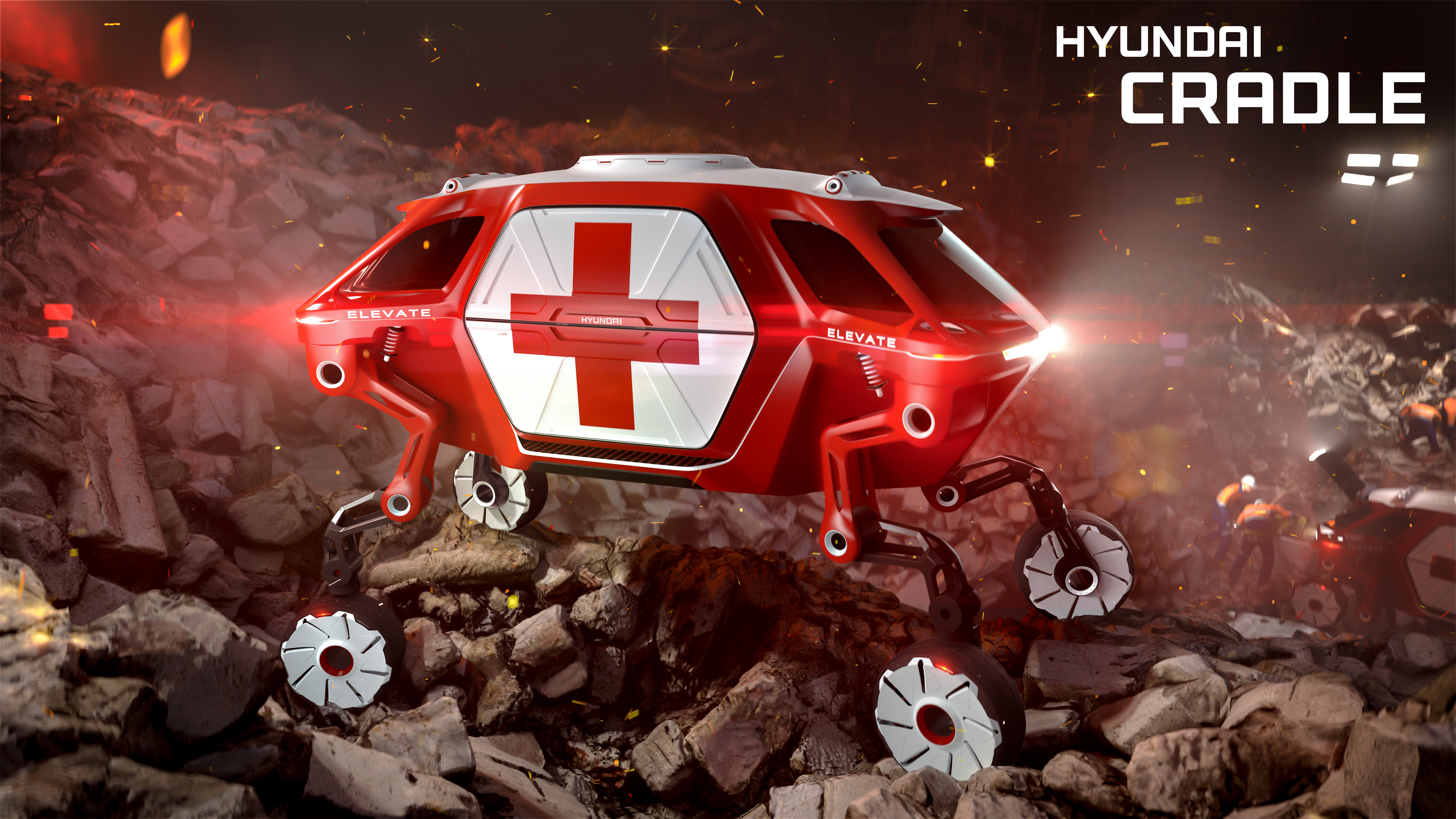 Hyundai Walking Car Concept is the Future of the First Responder Industry