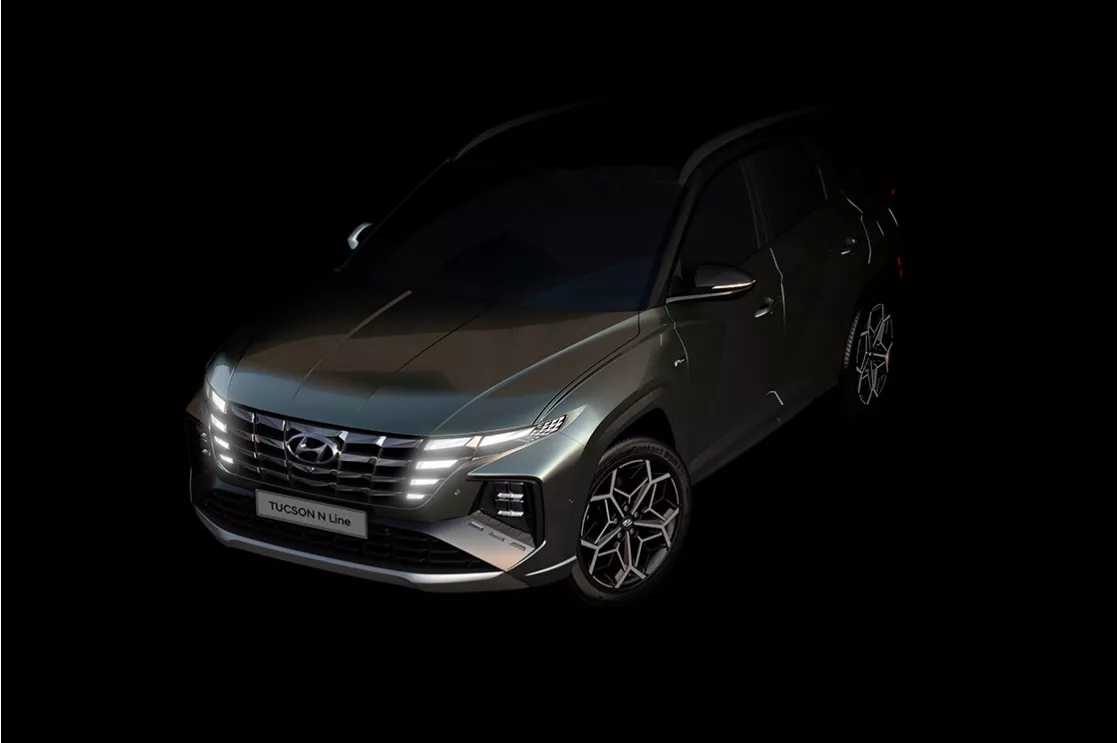 Hyundai Reveals Tucson N Line Teasers, Sustaining Aggressive N brand Expansion through 2022