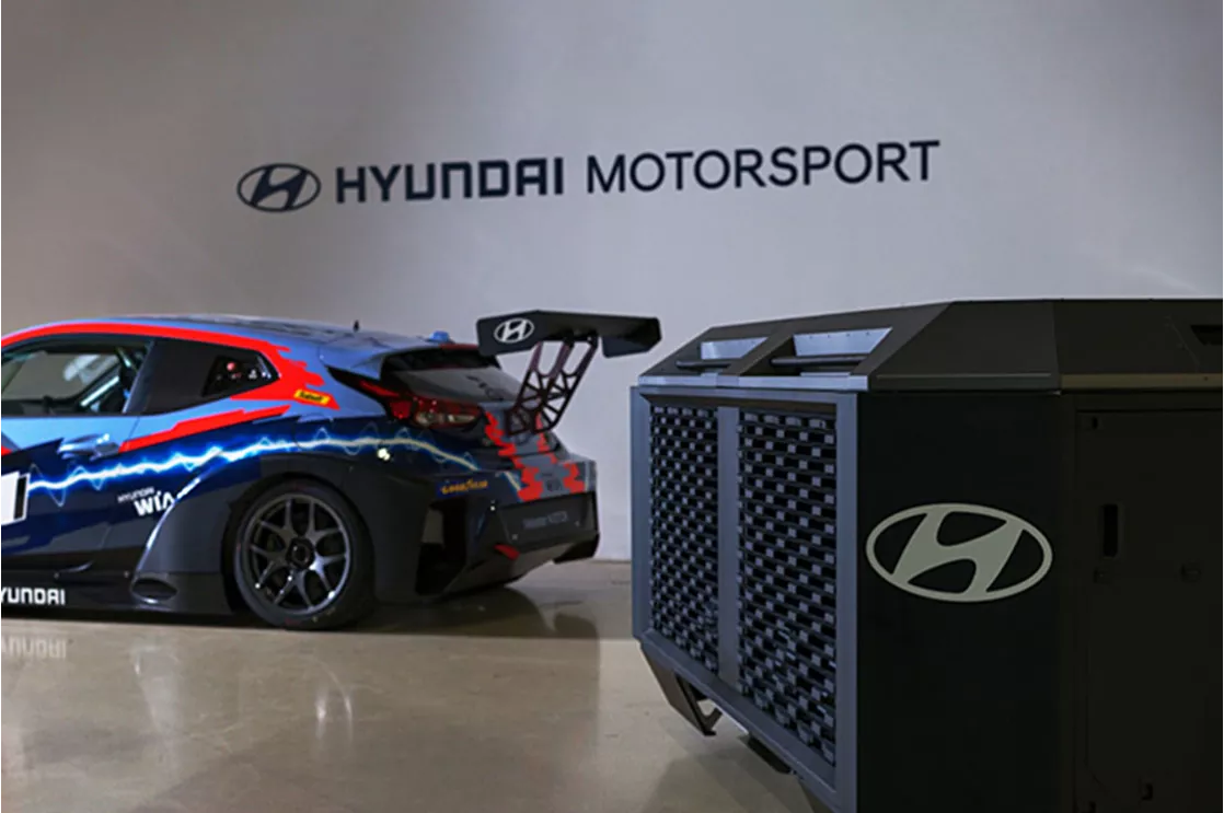 Fuel Cell Generator by Hyundai Motor Group’s HTWO brand to Power World’s First Electric Touring Car Racing Category