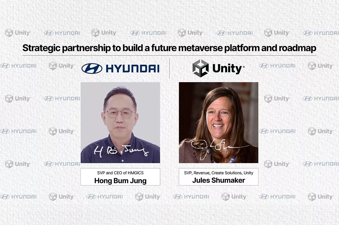 Hyundai Motor and Unity Partner to Build Meta-Factory Accelerating Intelligent Manufacturing Innovation