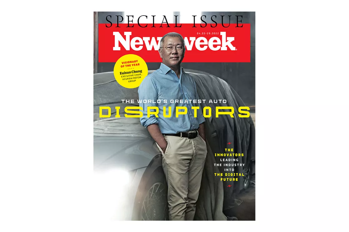 Hyundai Motor Group Executive Chair Euisun Chung named as the ‘Visionary of the Year’ at Newsweek’s World’s Greatest Auto Disruptors Award