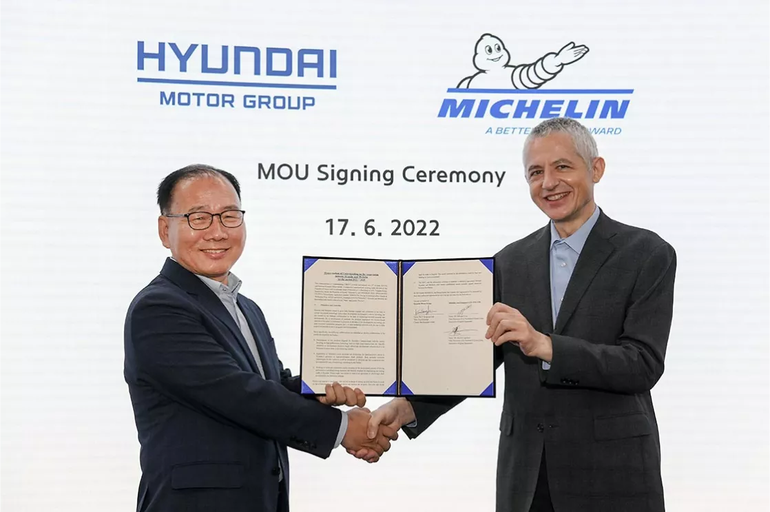 HMG announced the signing of a memorandum of understanding (MoU) with Michelin