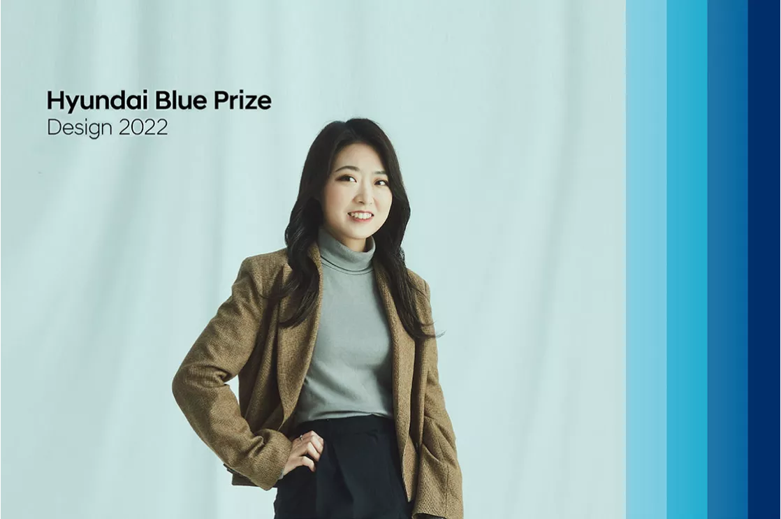 Photo of Jimin Park, a graduate student majoring in industrial design at SNU and the grand winner of Hyundai Blue Prize Design 2022