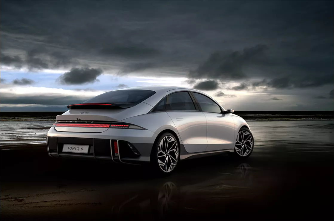 An image of the all-Electric IONIQ 6