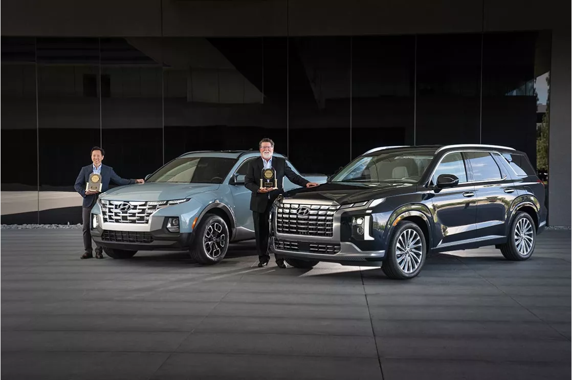 Hyundai Palisade and Santa Cruz Win Top J.D. Power  2022 U.S. APEAL AWARDS
