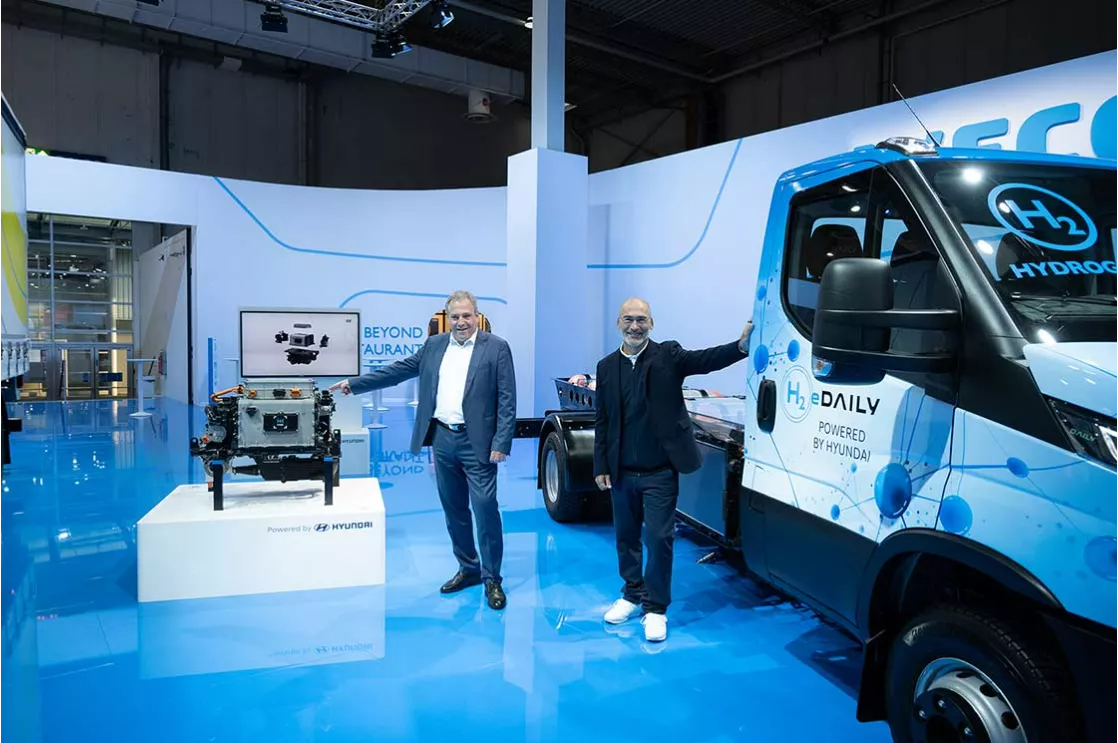 Hyundai and IVECO present the first fuel cell large van at IAA in Hannover as their partnership develops