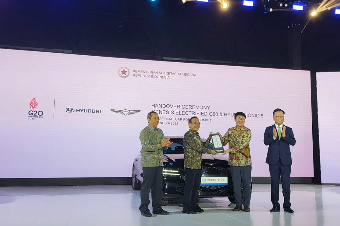 Hyundai Motor Group Supports G20 Summit with Fleet of Genesis Electrified G80 and Hyundai IONIQ 5 EVs