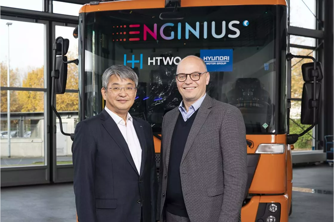 Hyundai Motor Group’s HTWO Fuel Cell Technology to Provide Clean Power for FAUN’s ENGINIUS Commercial Trucks